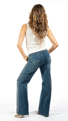 Maglioncino smanicato treccia colore panna