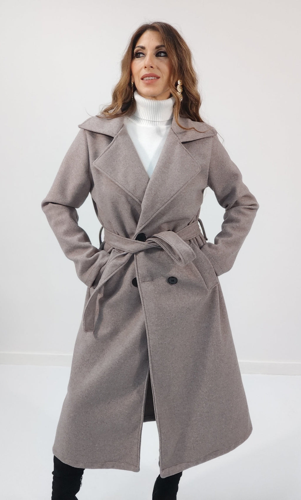 Cappotto Urban Beige Fango