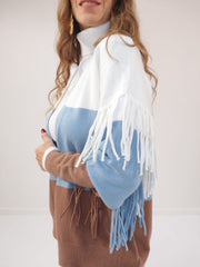 Cardigan con frange