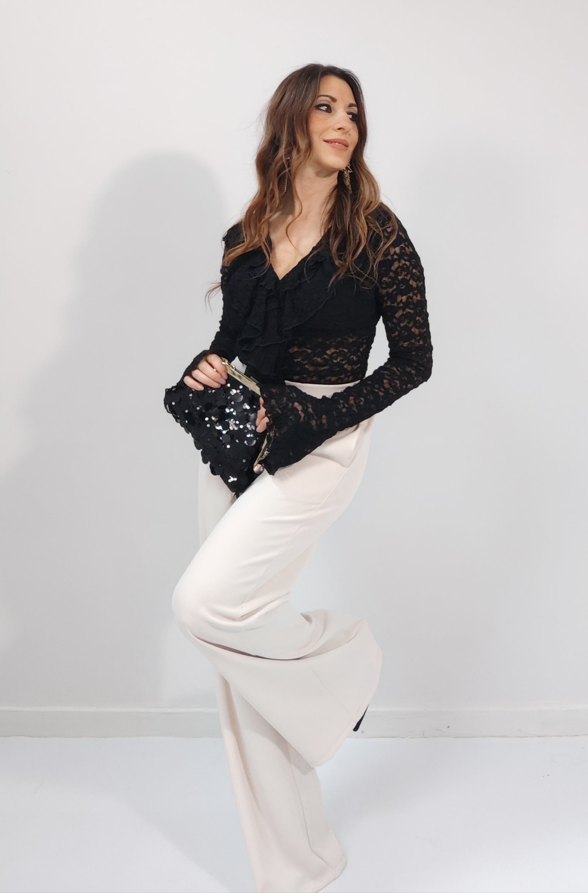 Pantalone Satin Beige ultralight