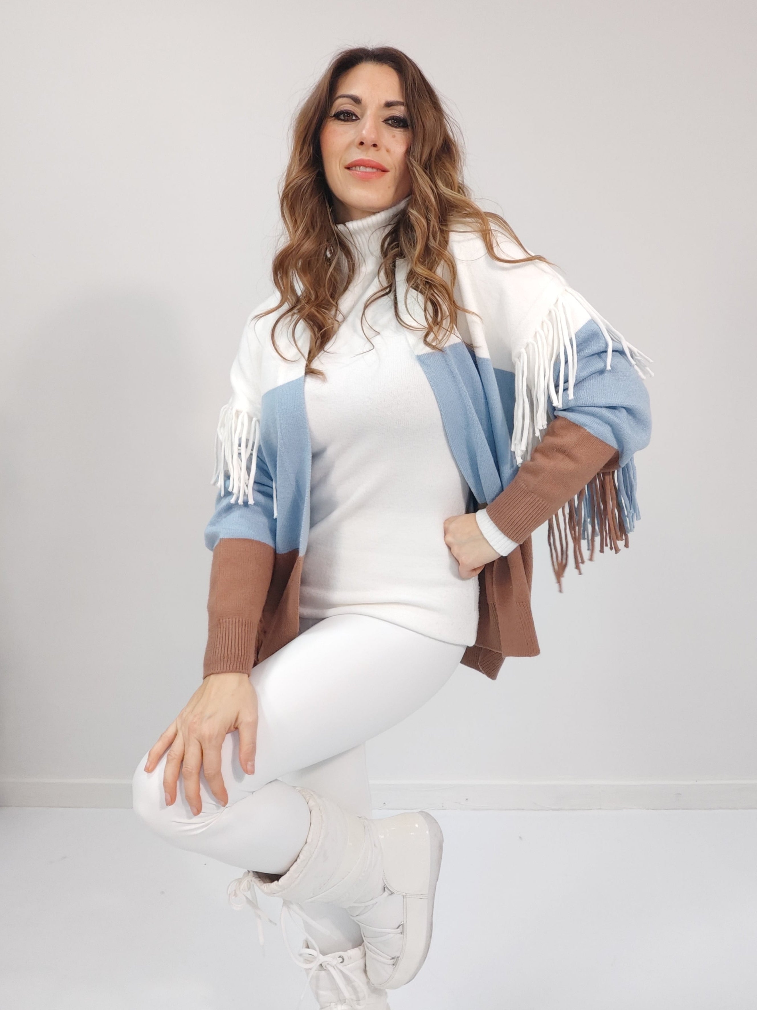 Leggins bianco neve