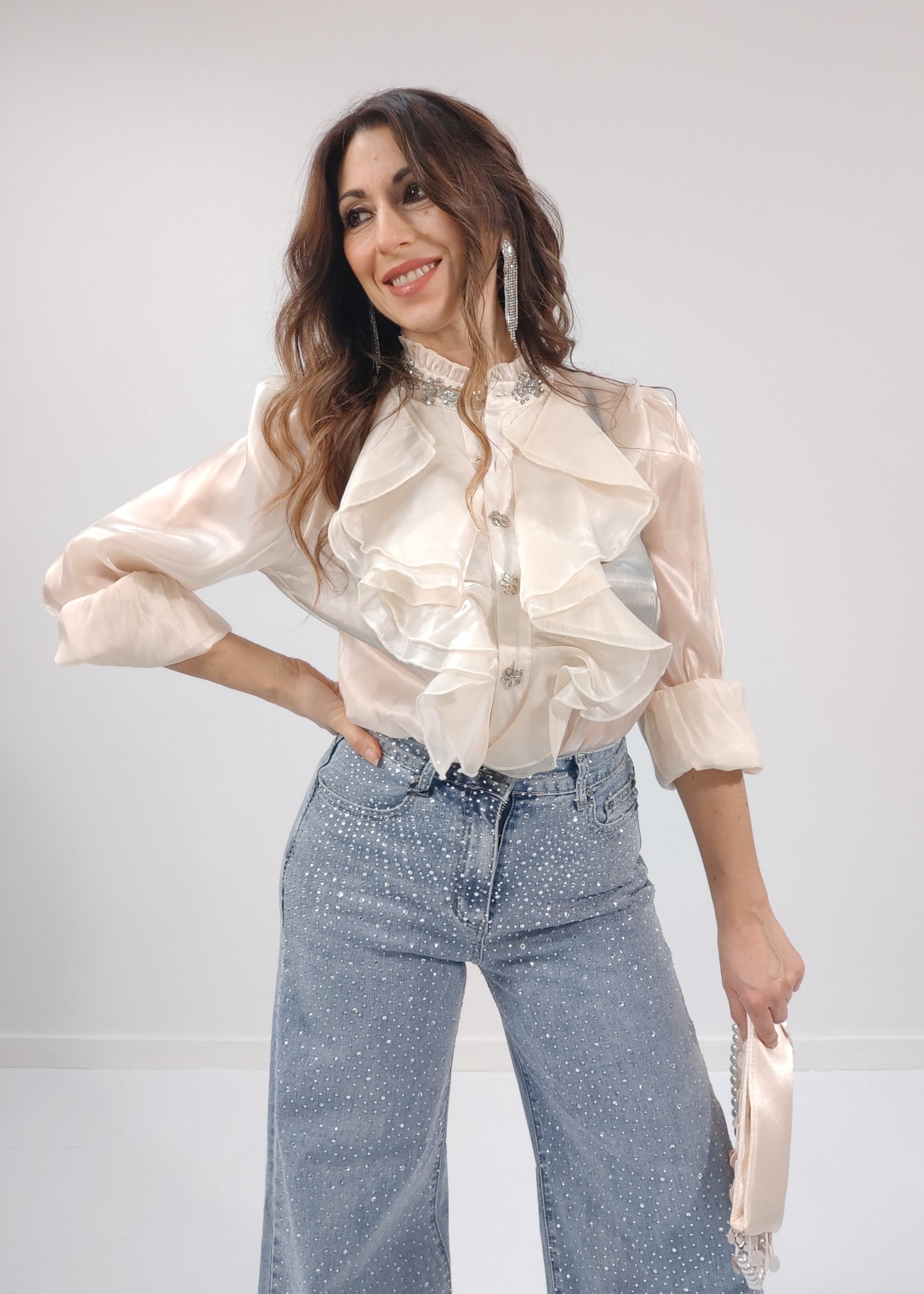 Camicia Gioiello Champagne