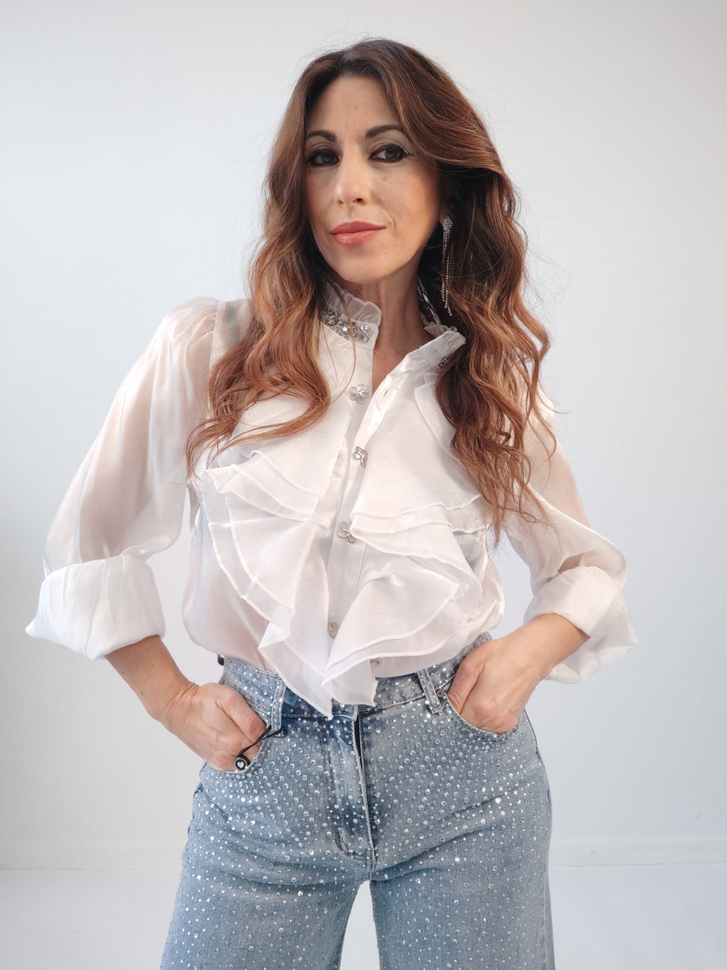 Camicia Gioiello Bianca