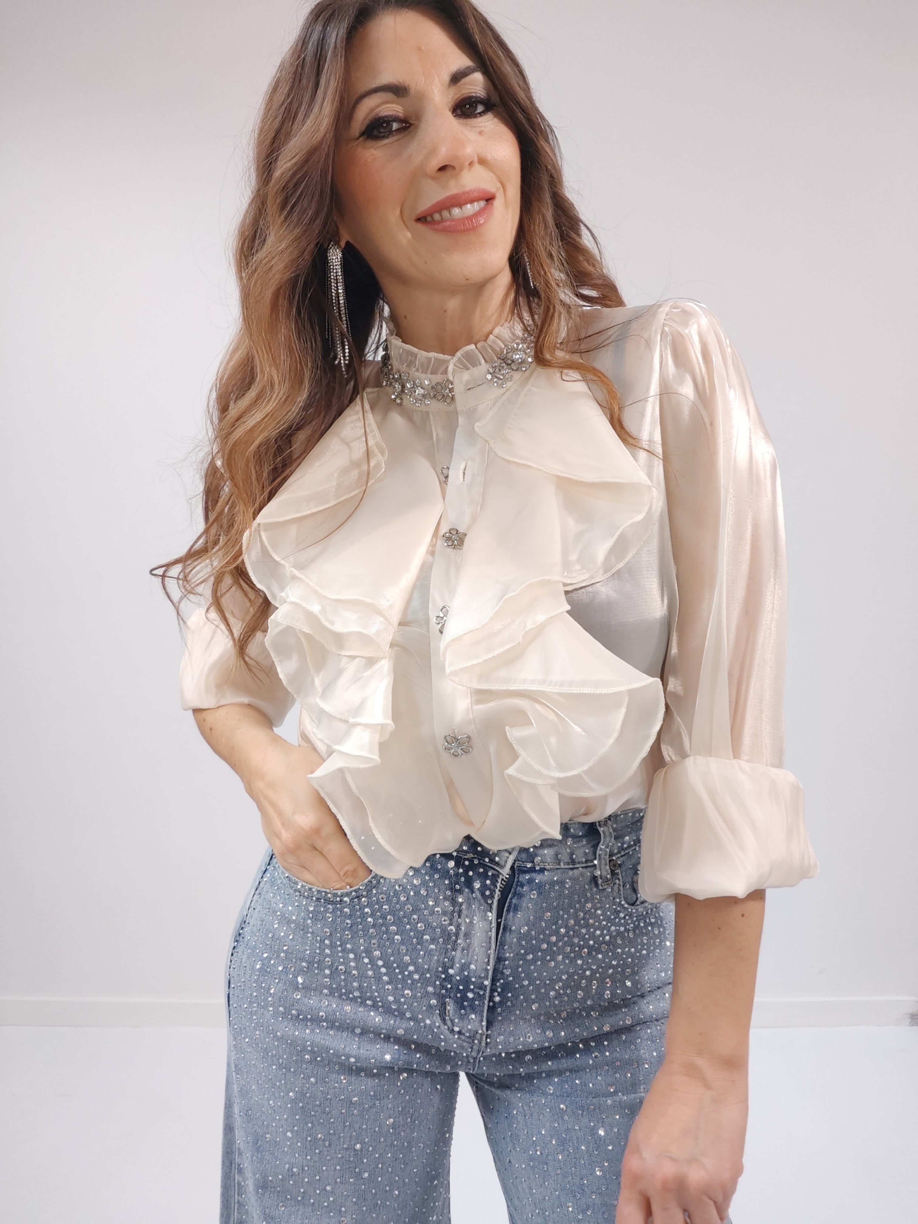 Camicia Gioiello Champagne
