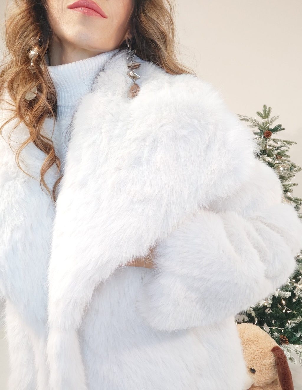 Pelliccia Artic, bianco neve