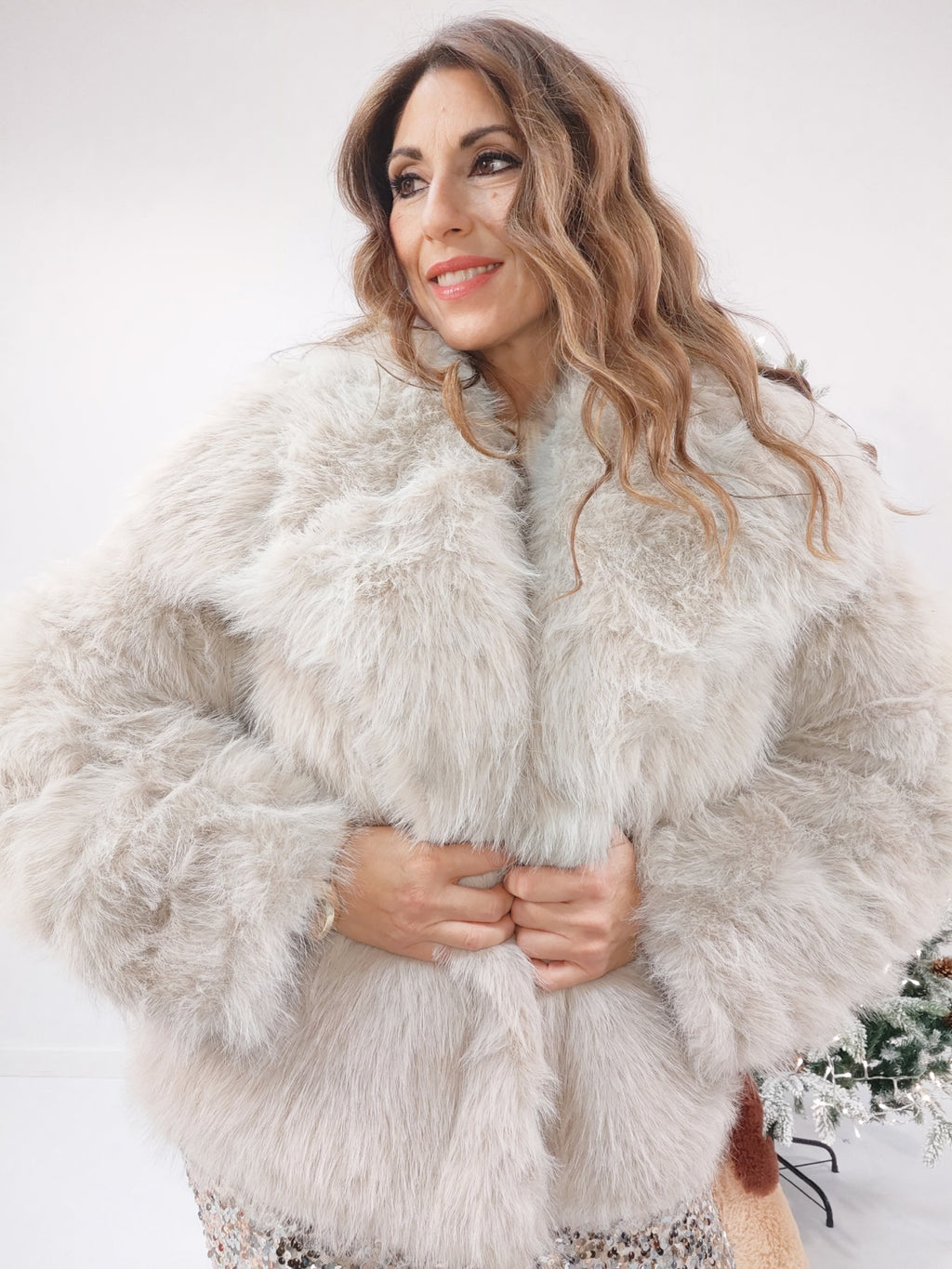 Pelliccia Artic, Beige ultralight