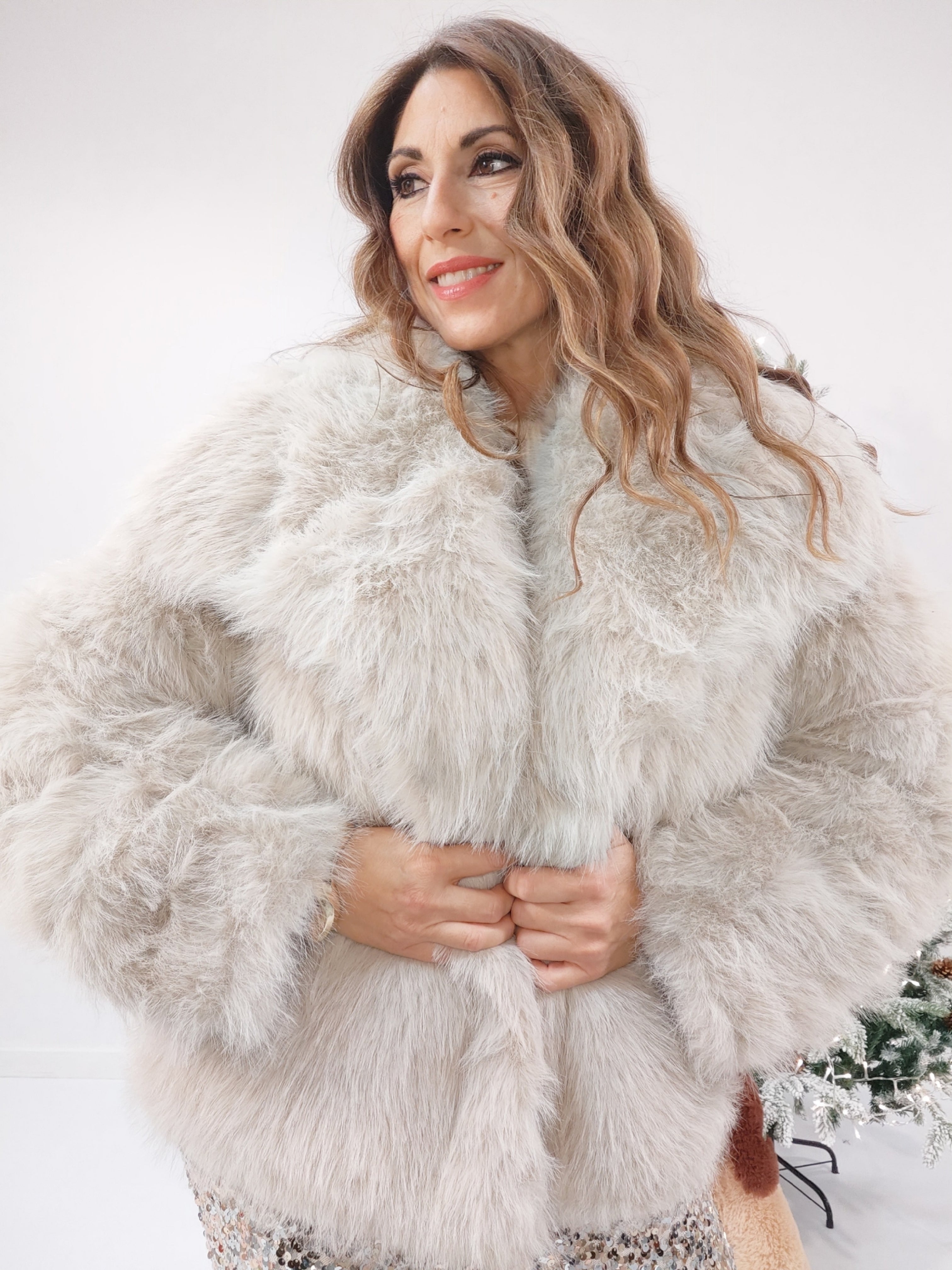 Pelliccia Artic, Beige ultralight