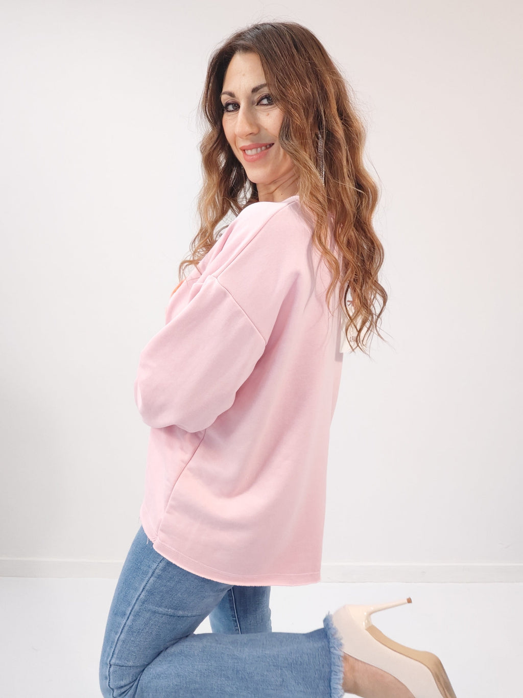 Felpa Iconic Rosa