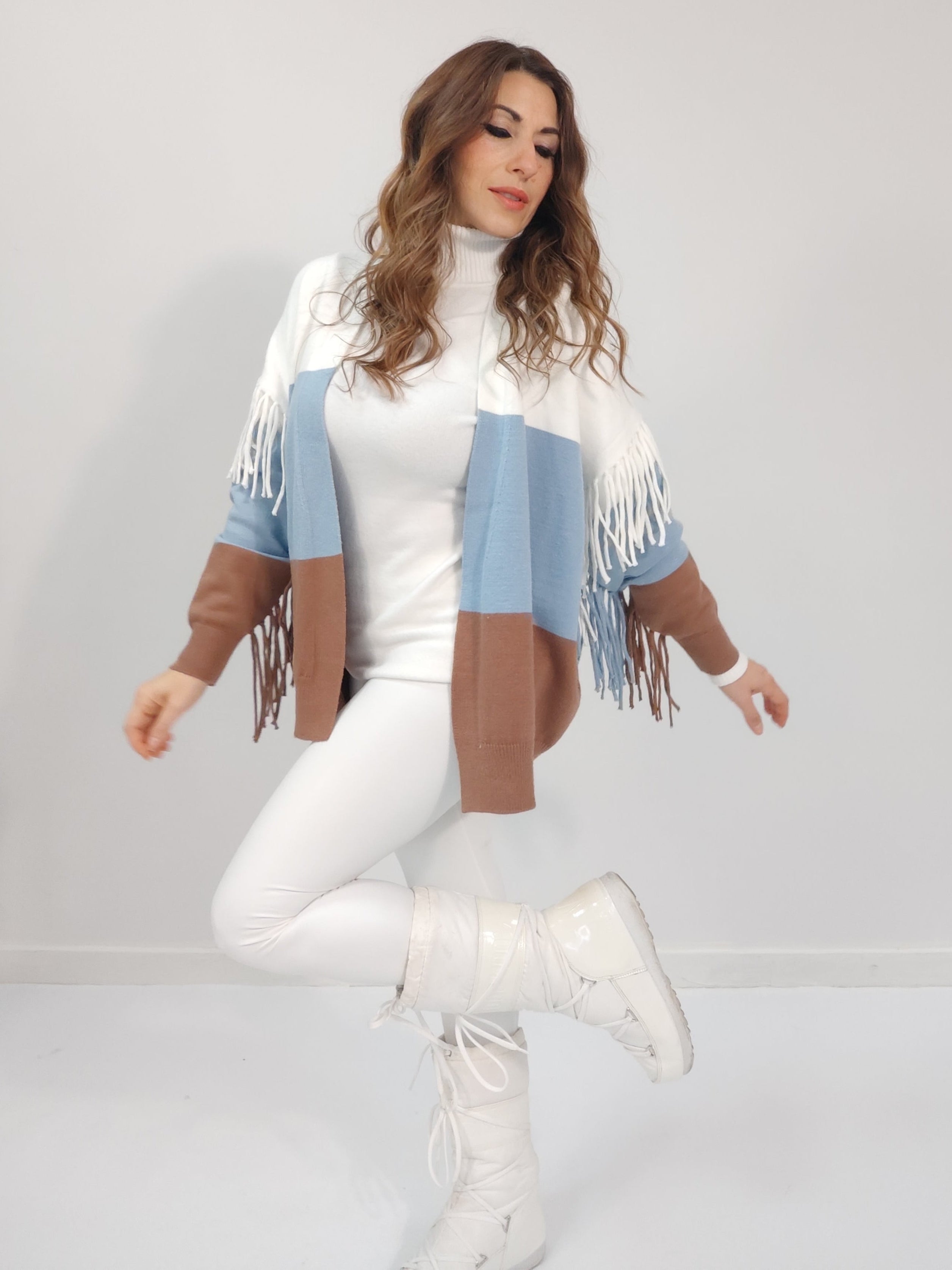 Leggins bianco neve