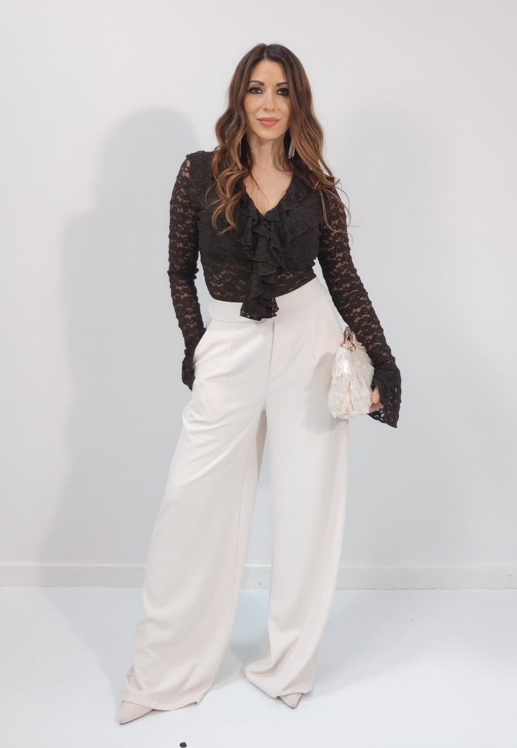 Pantalone Satin Beige ultralight
