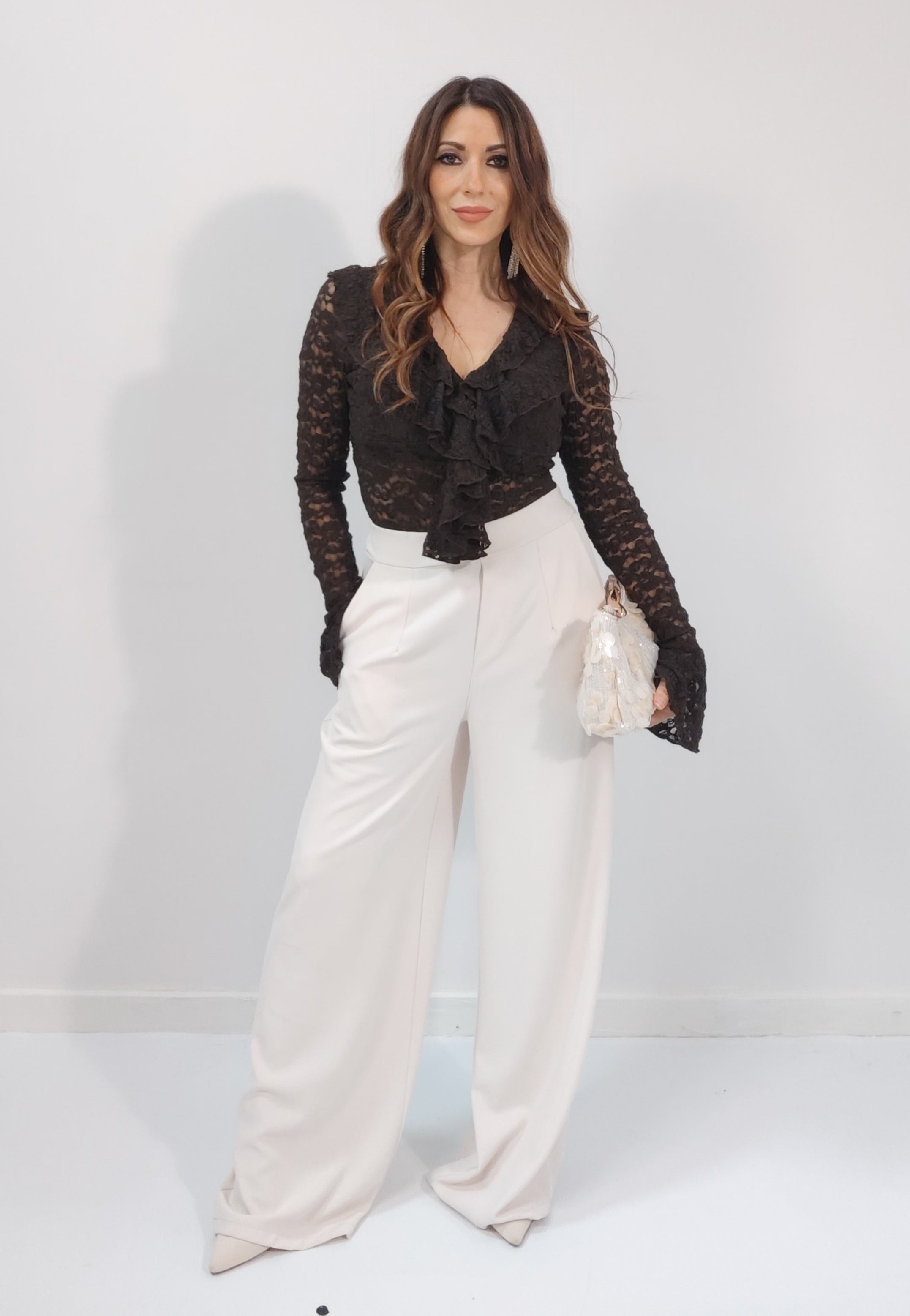 Pantalone Satin Beige ultralight