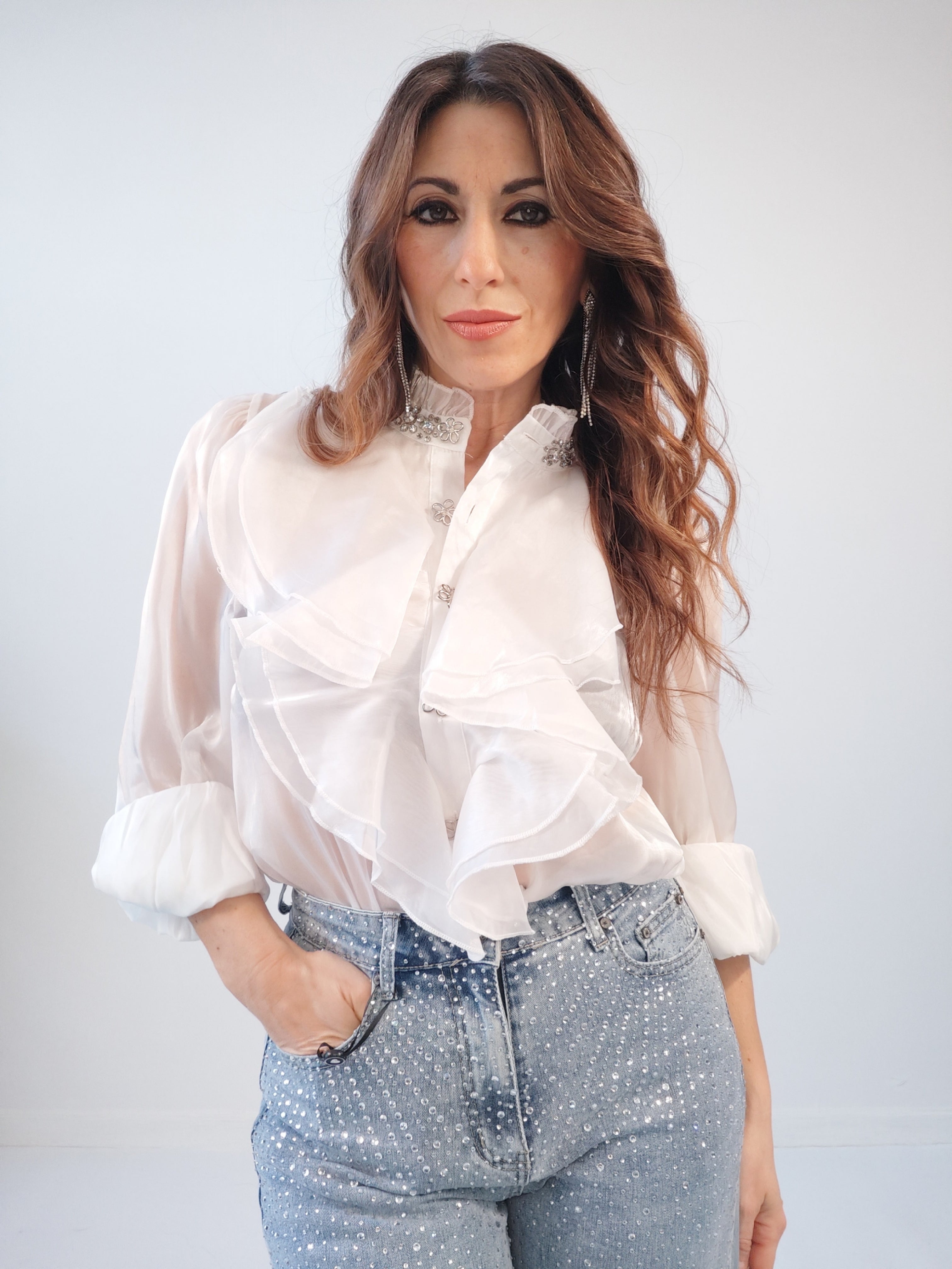 Camicia Gioiello Bianca
