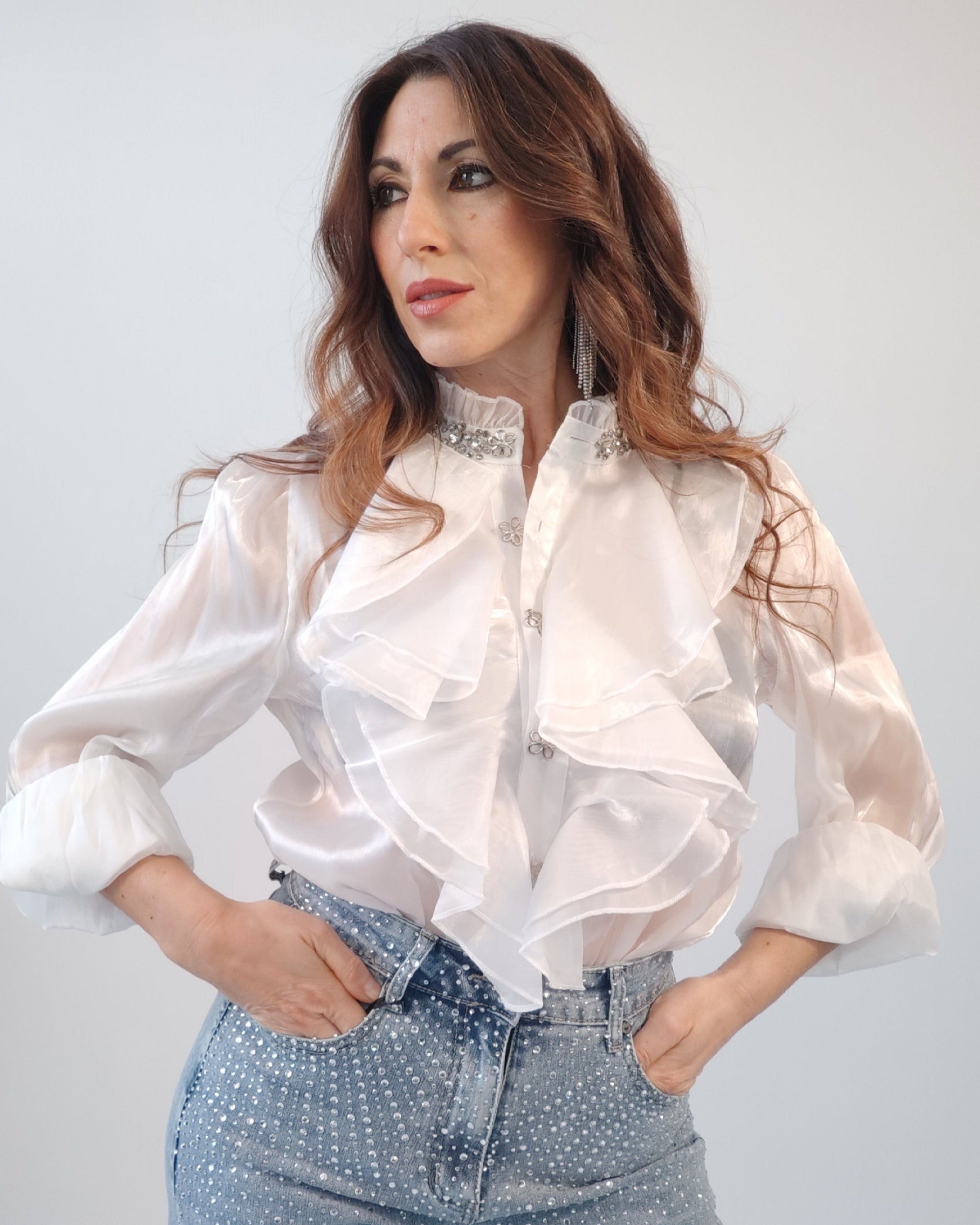 Camicia Gioiello Bianca