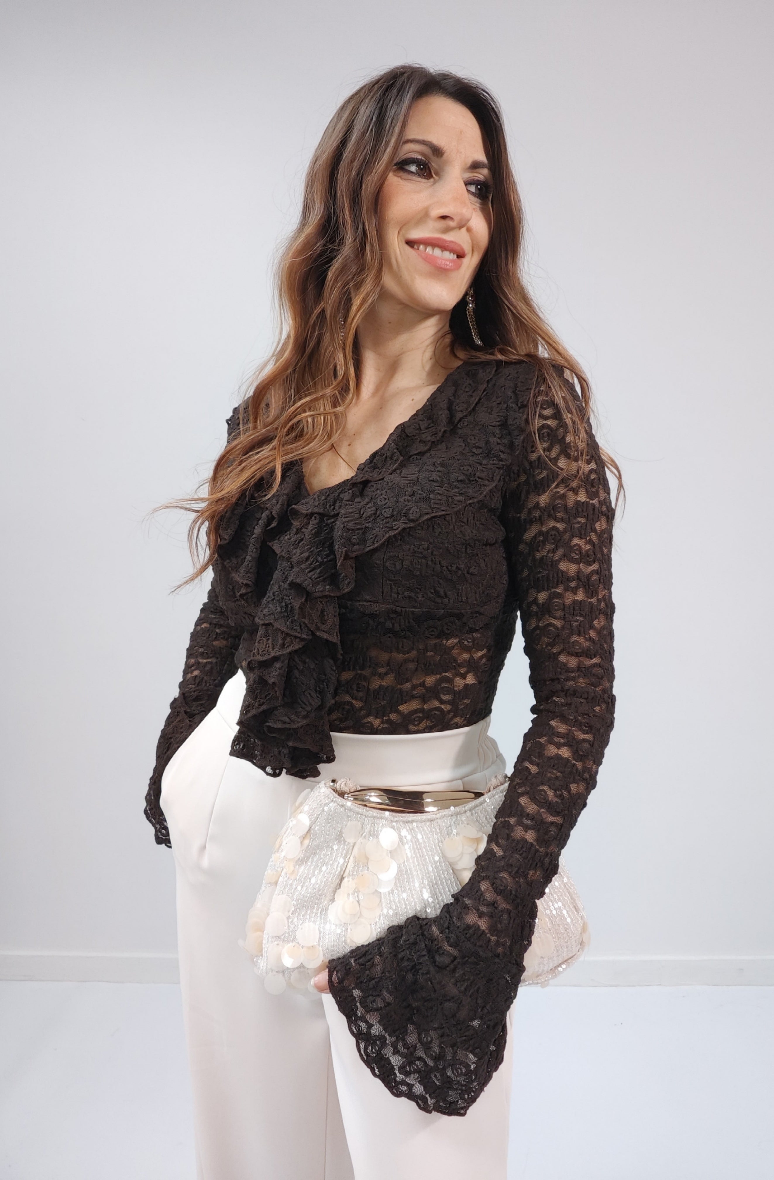 Top in pizzo Sevilla Cioccolato