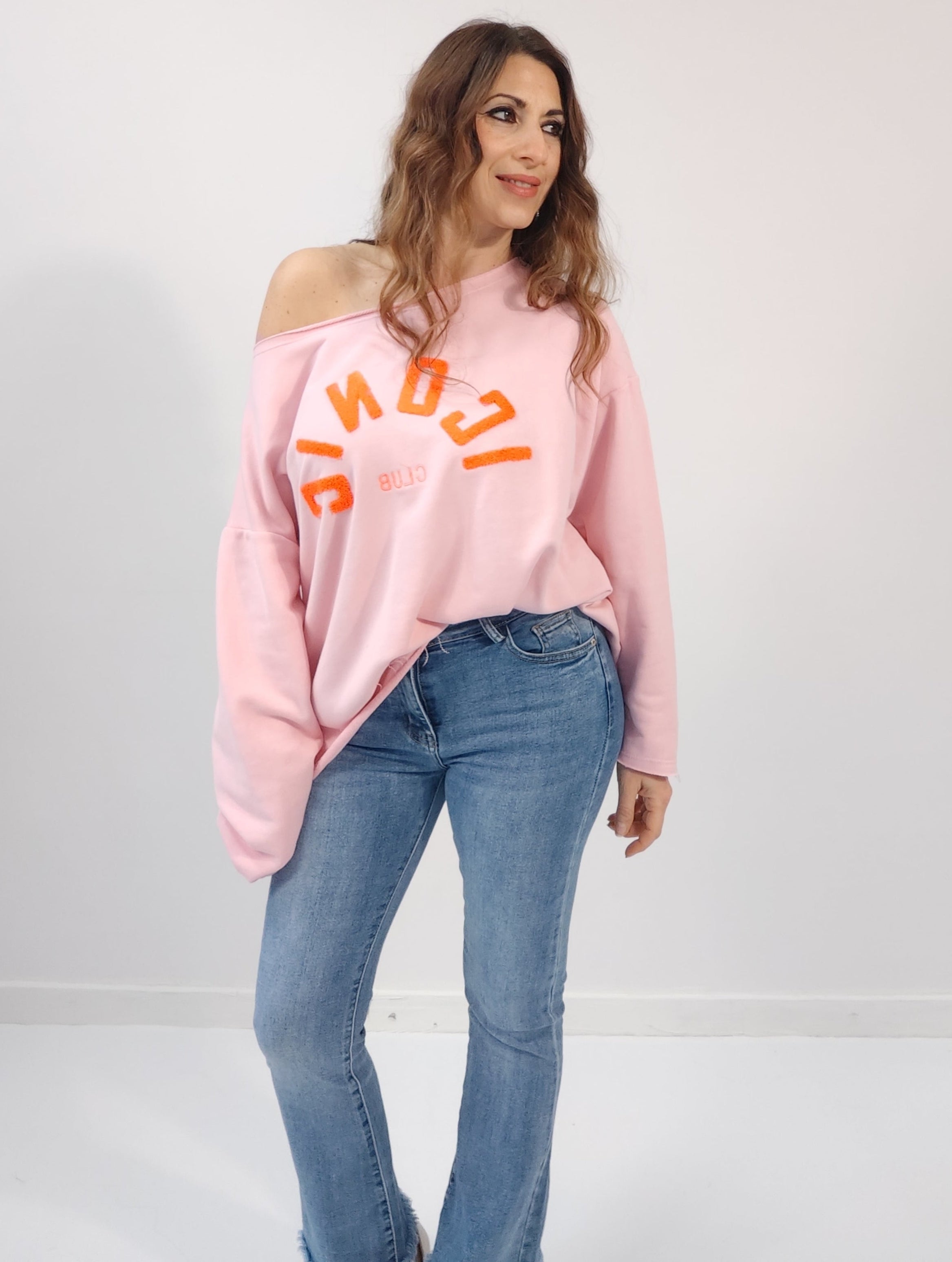 Felpa Iconic Rosa