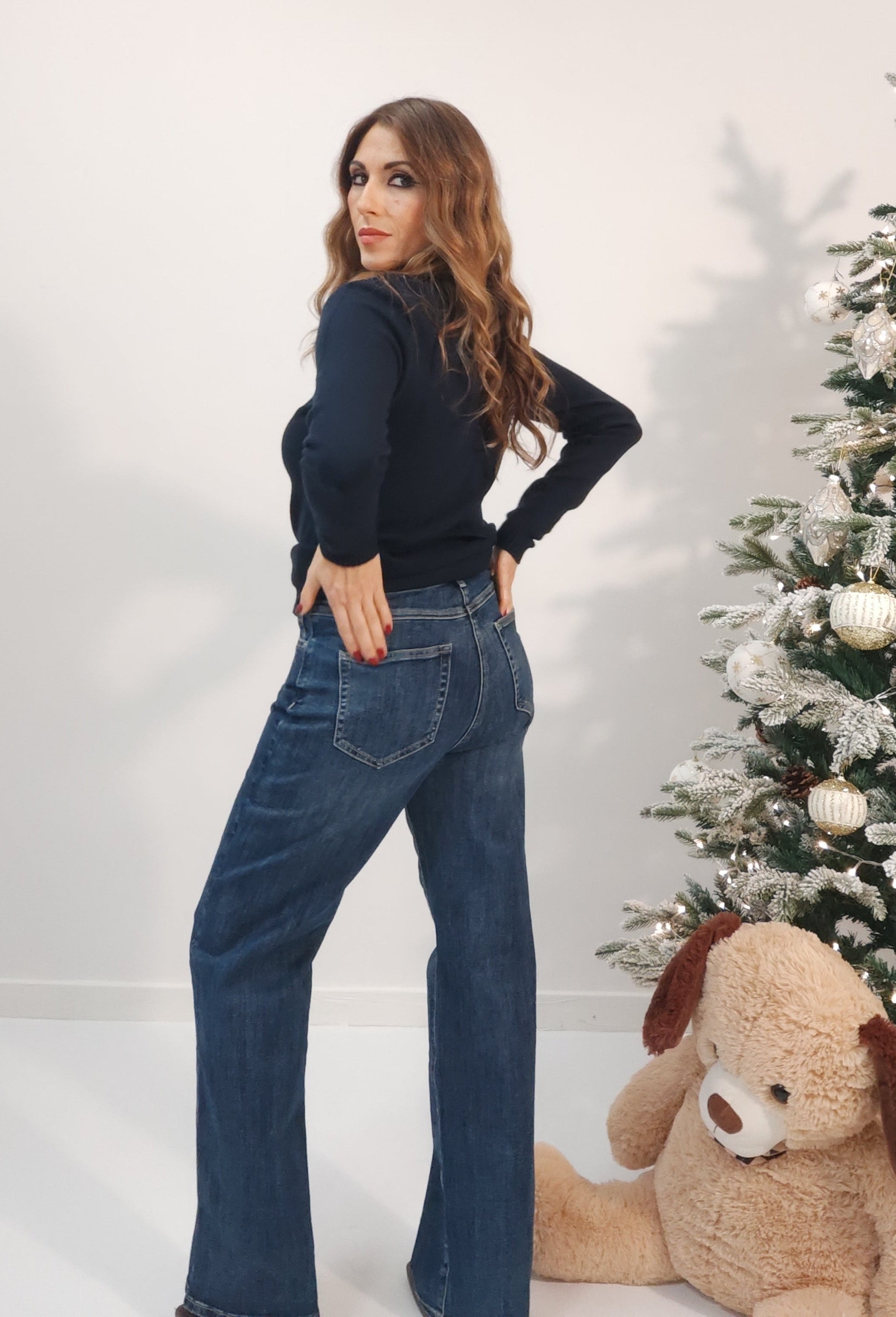 Jeans denim blu