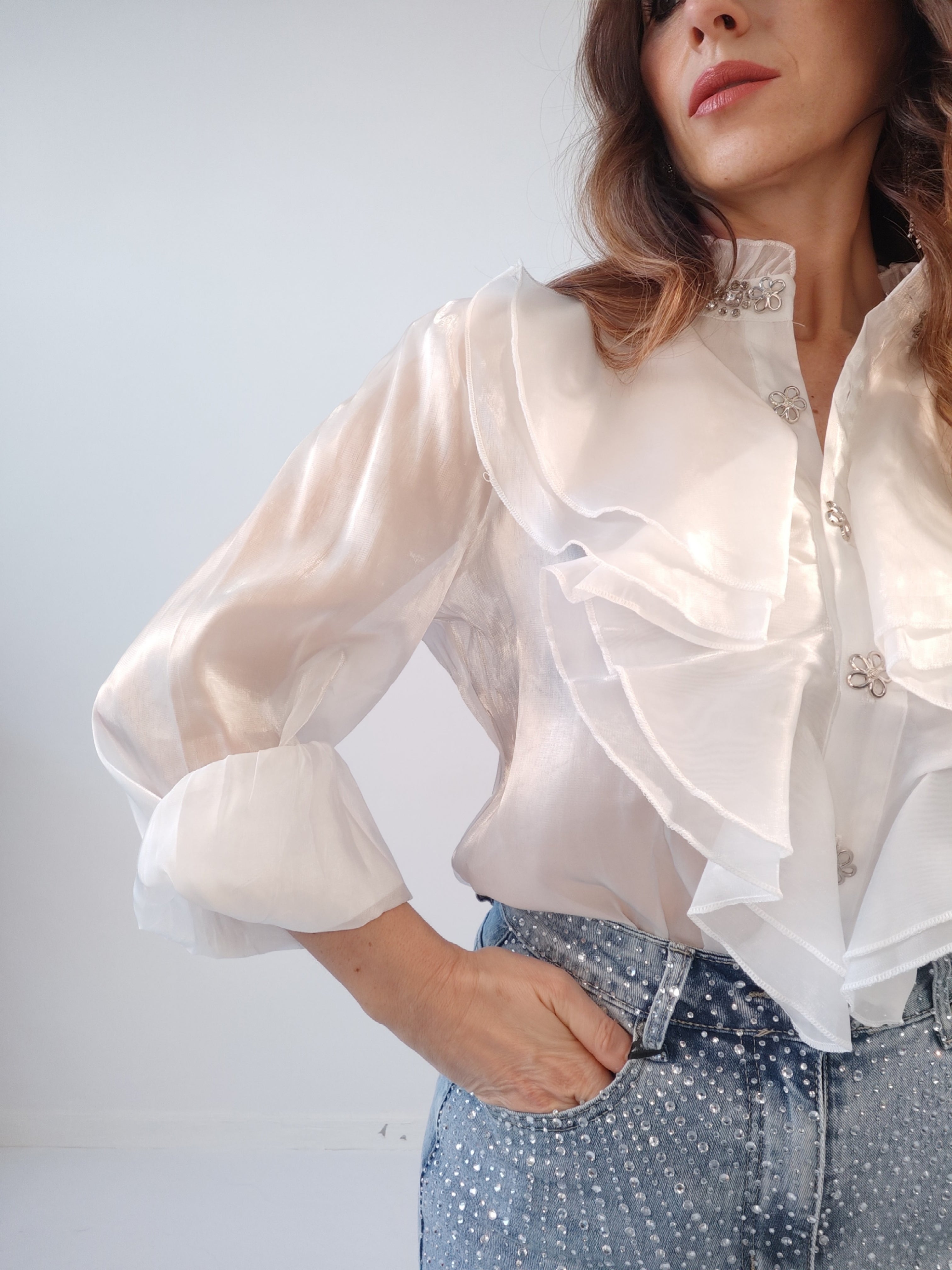 Camicia Gioiello Bianca