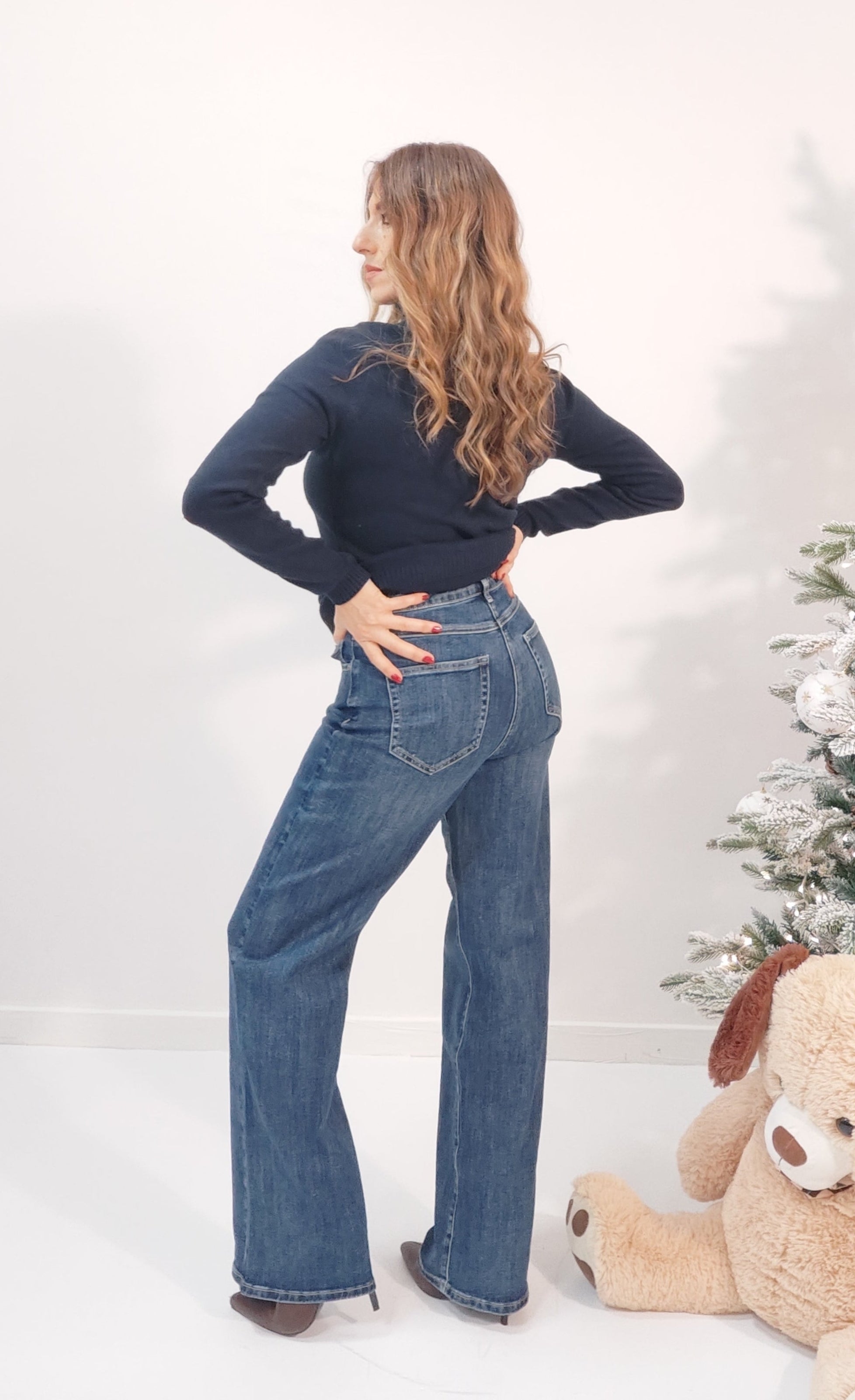 Jeans denim blu