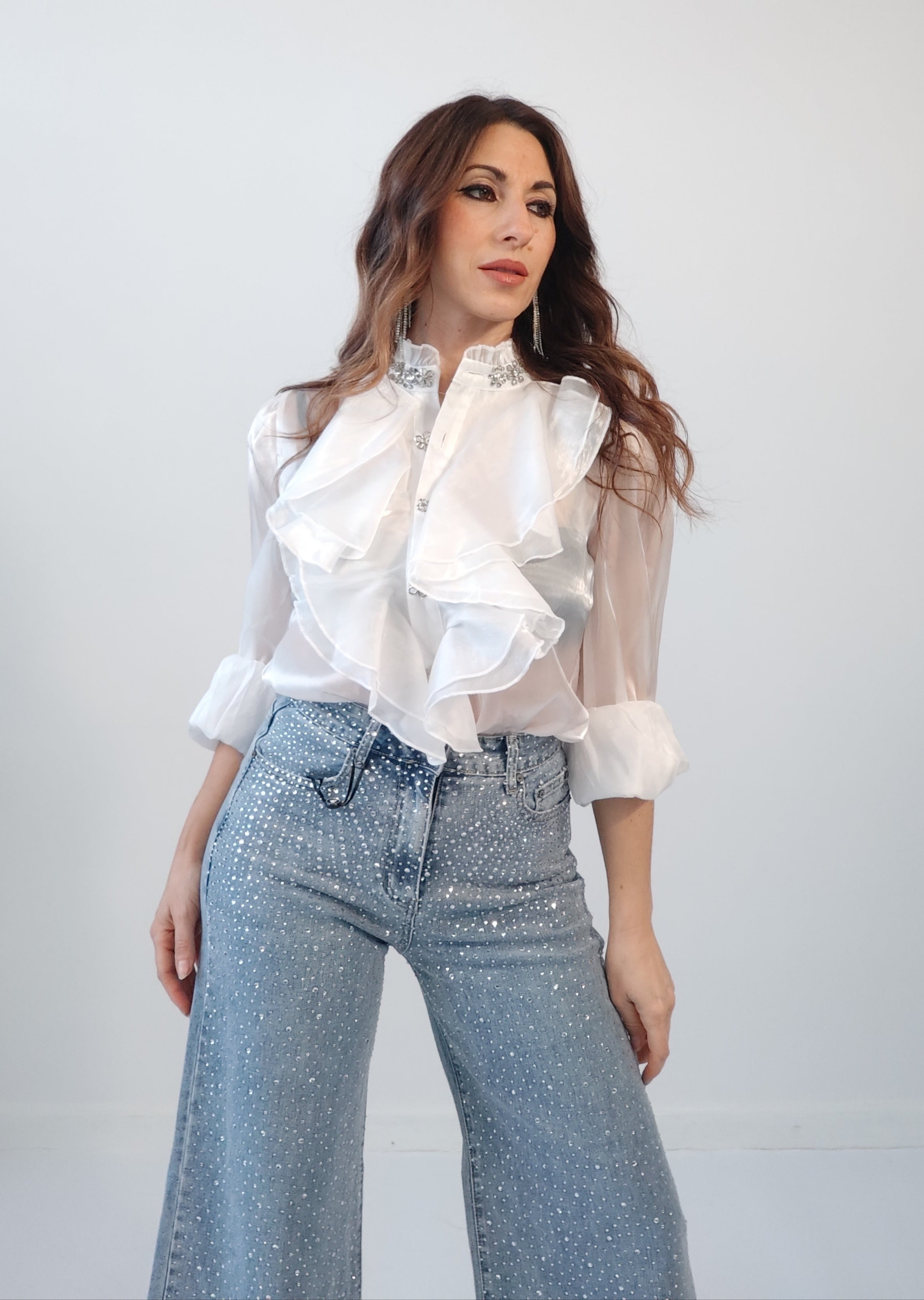 Camicia Gioiello Bianca