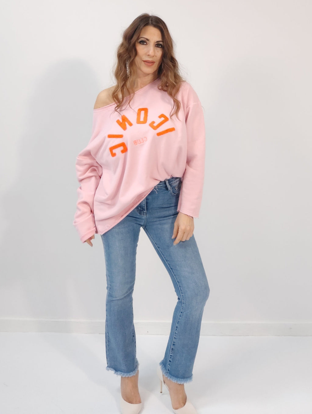 Felpa Iconic Rosa