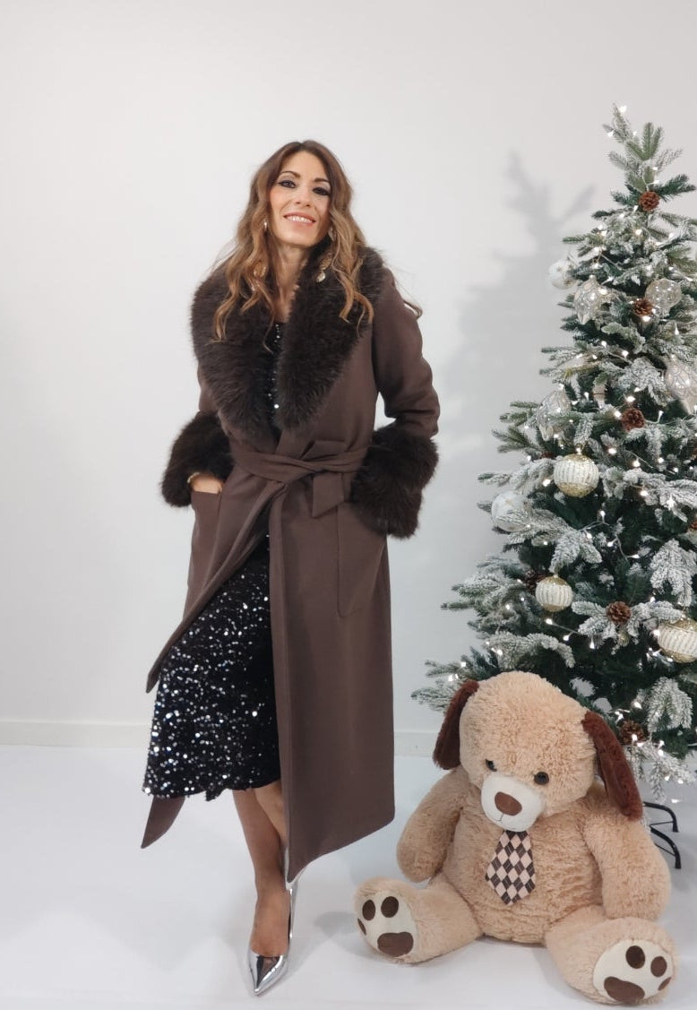 Cappotto Zarina Marrone