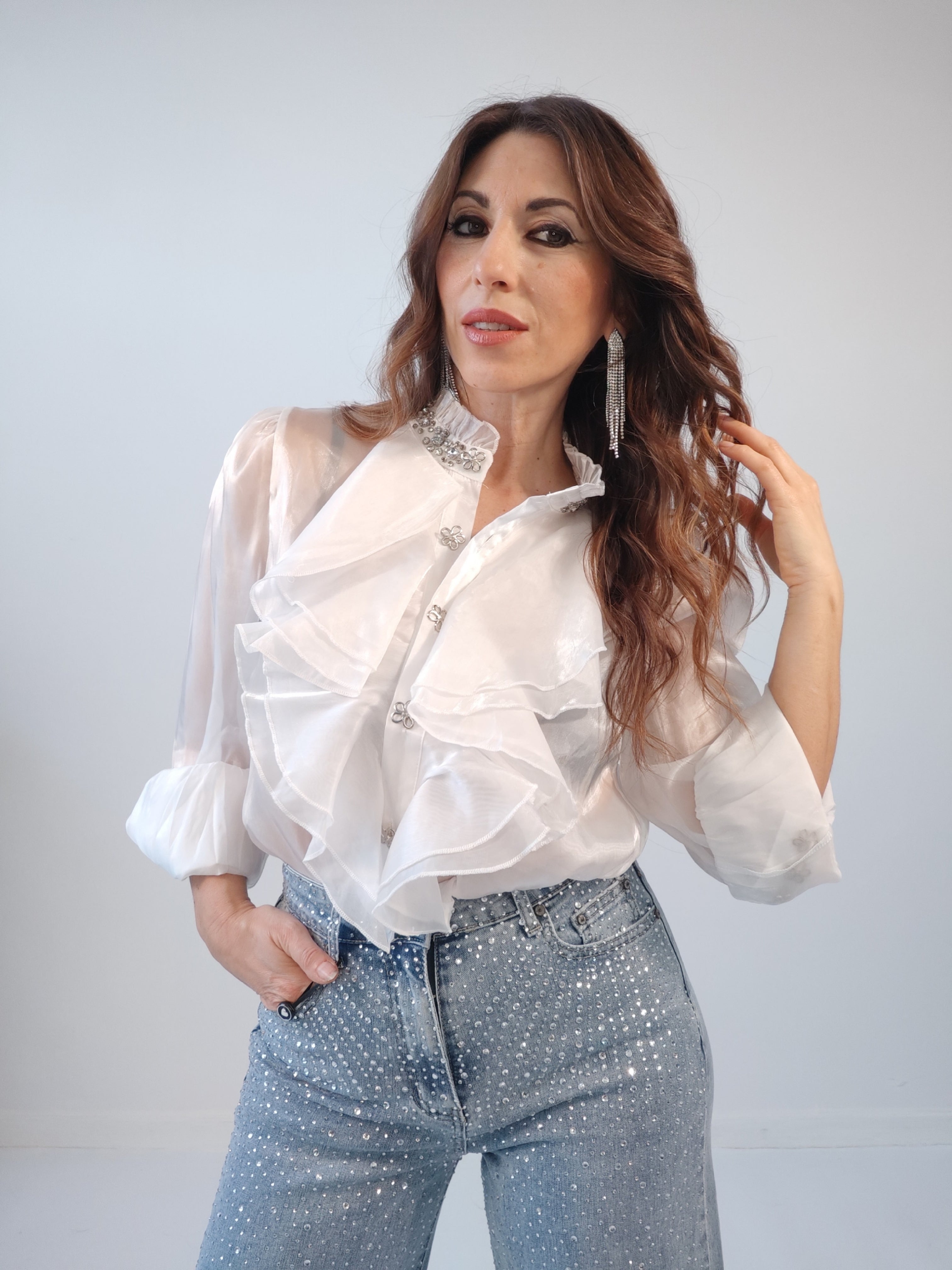 Camicia Gioiello Bianca