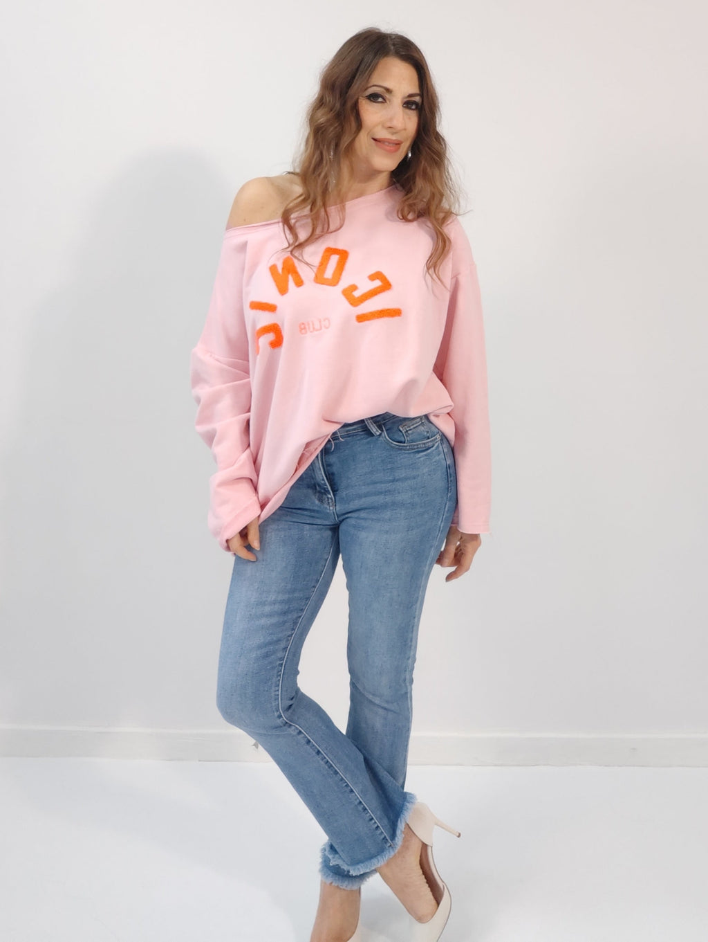 Felpa Iconic Rosa