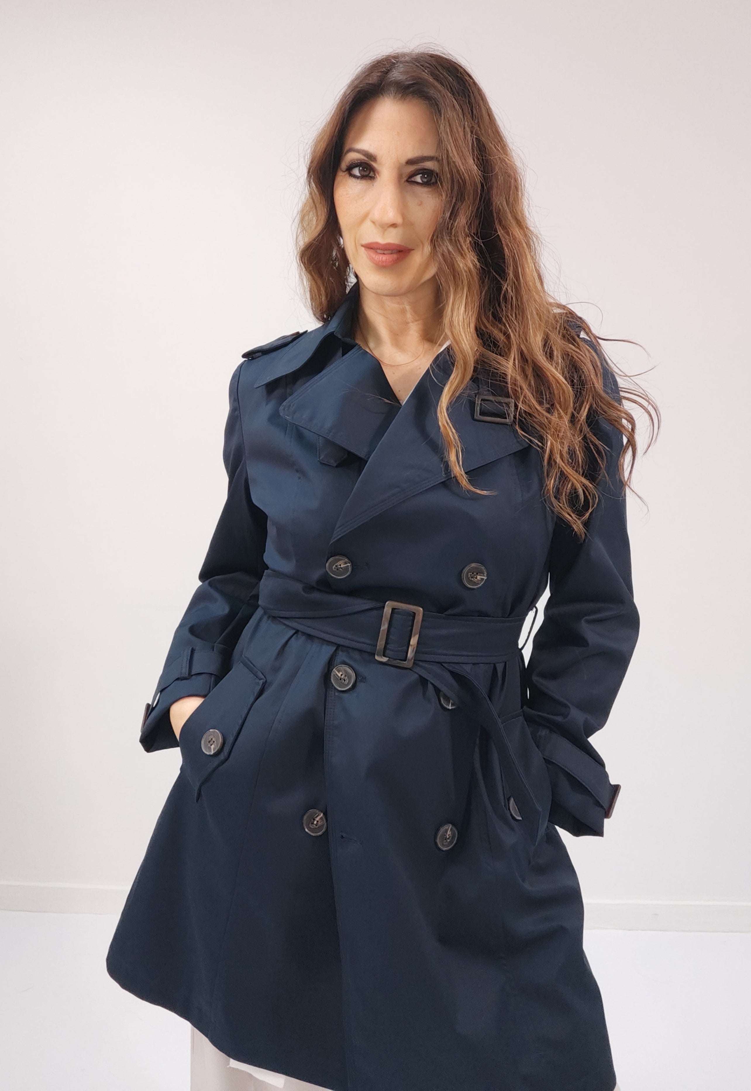 Trench Winchester Blu Navy
