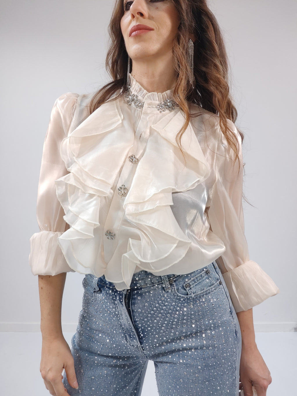 Camicia Gioiello Champagne