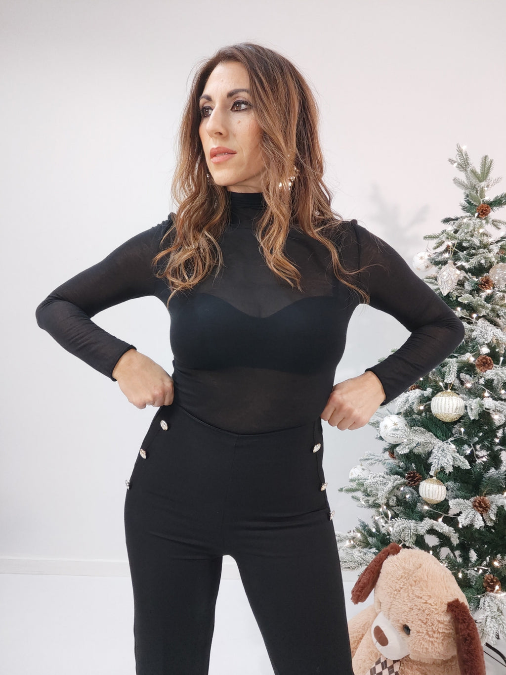 Pantalone Sigaretta Nero