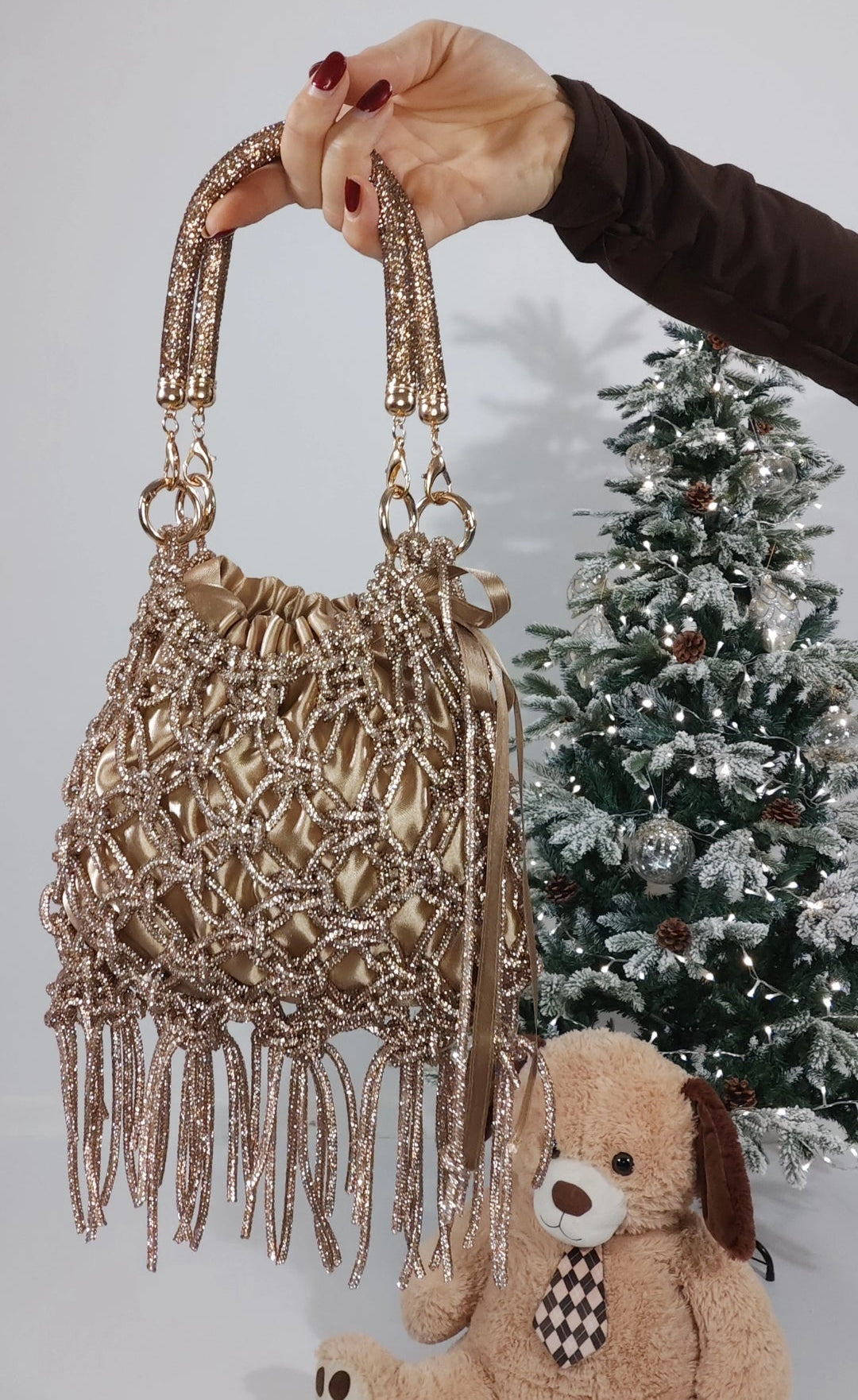 Borsetta Gioiello champagne