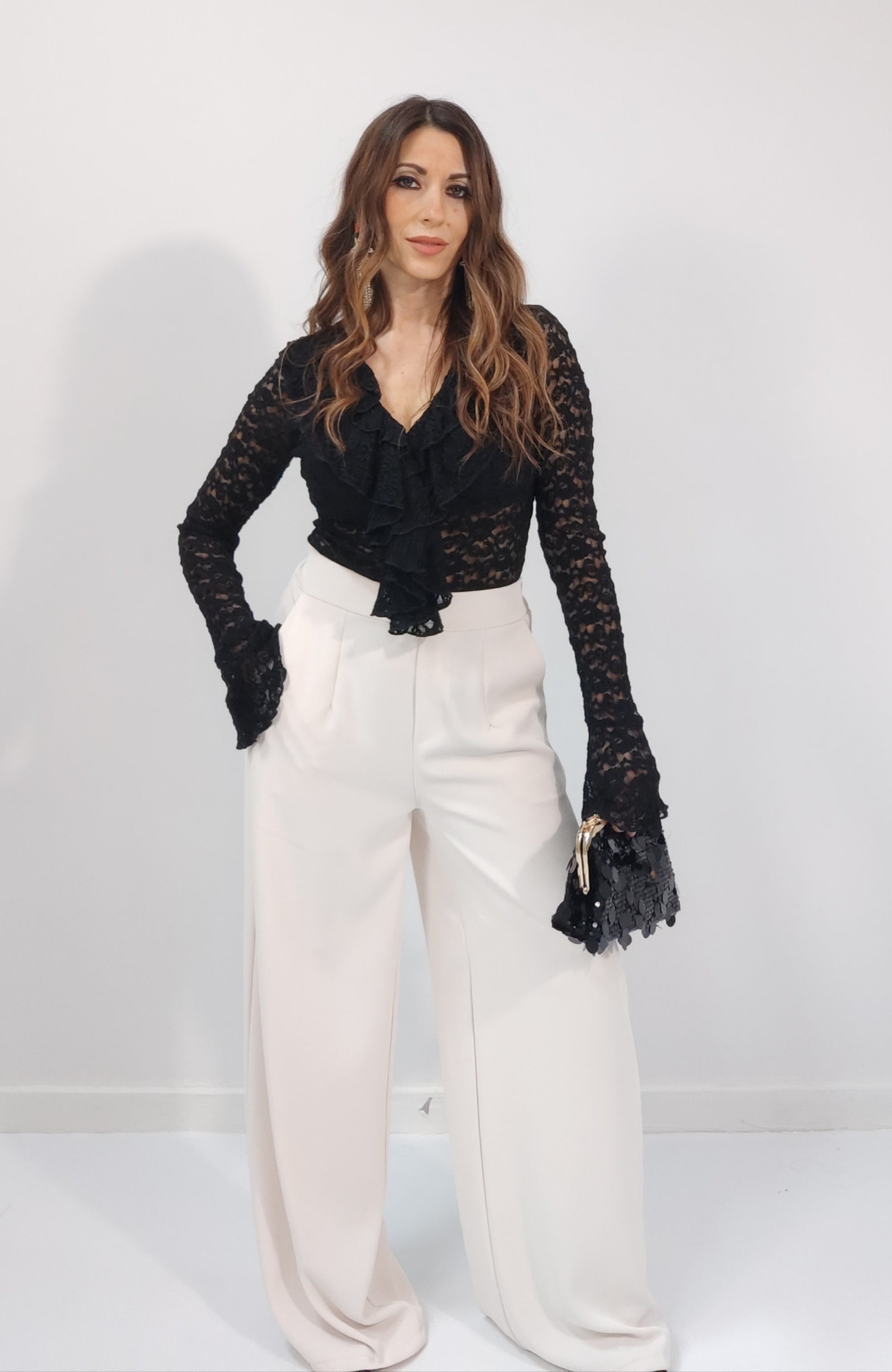 Pantalone Satin Beige ultralight