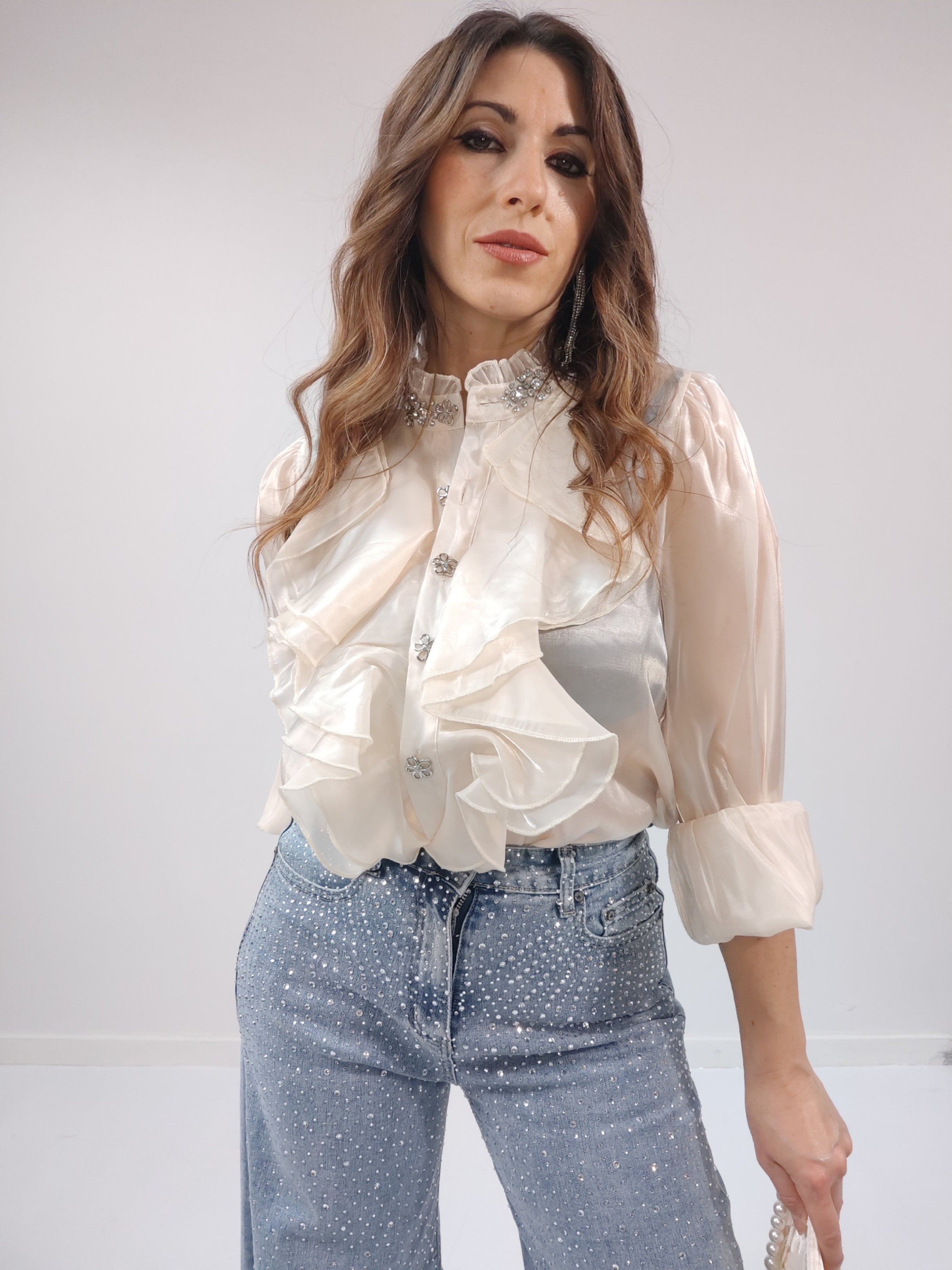 Camicia Gioiello Champagne