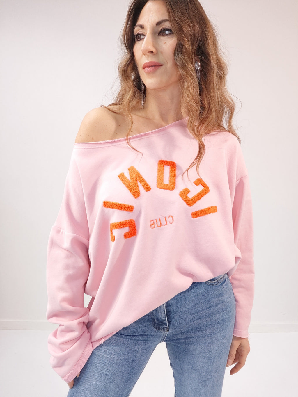 Felpa Iconic Rosa