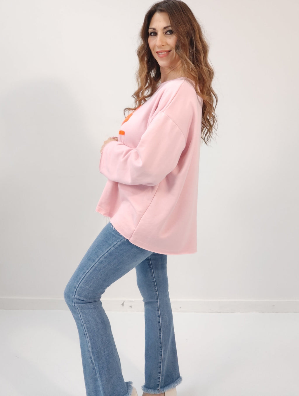 Felpa Iconic Rosa