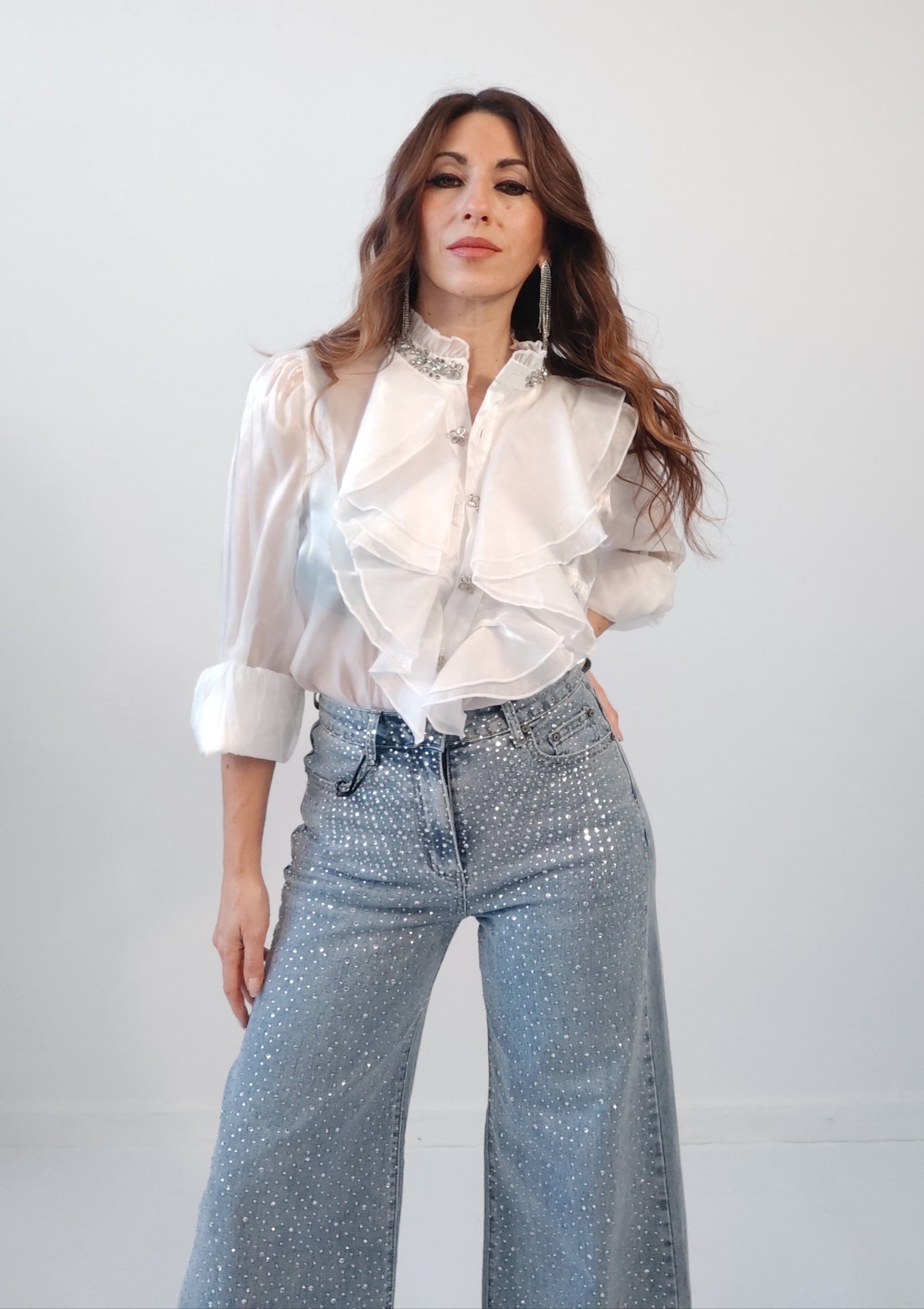 Camicia Gioiello Bianca