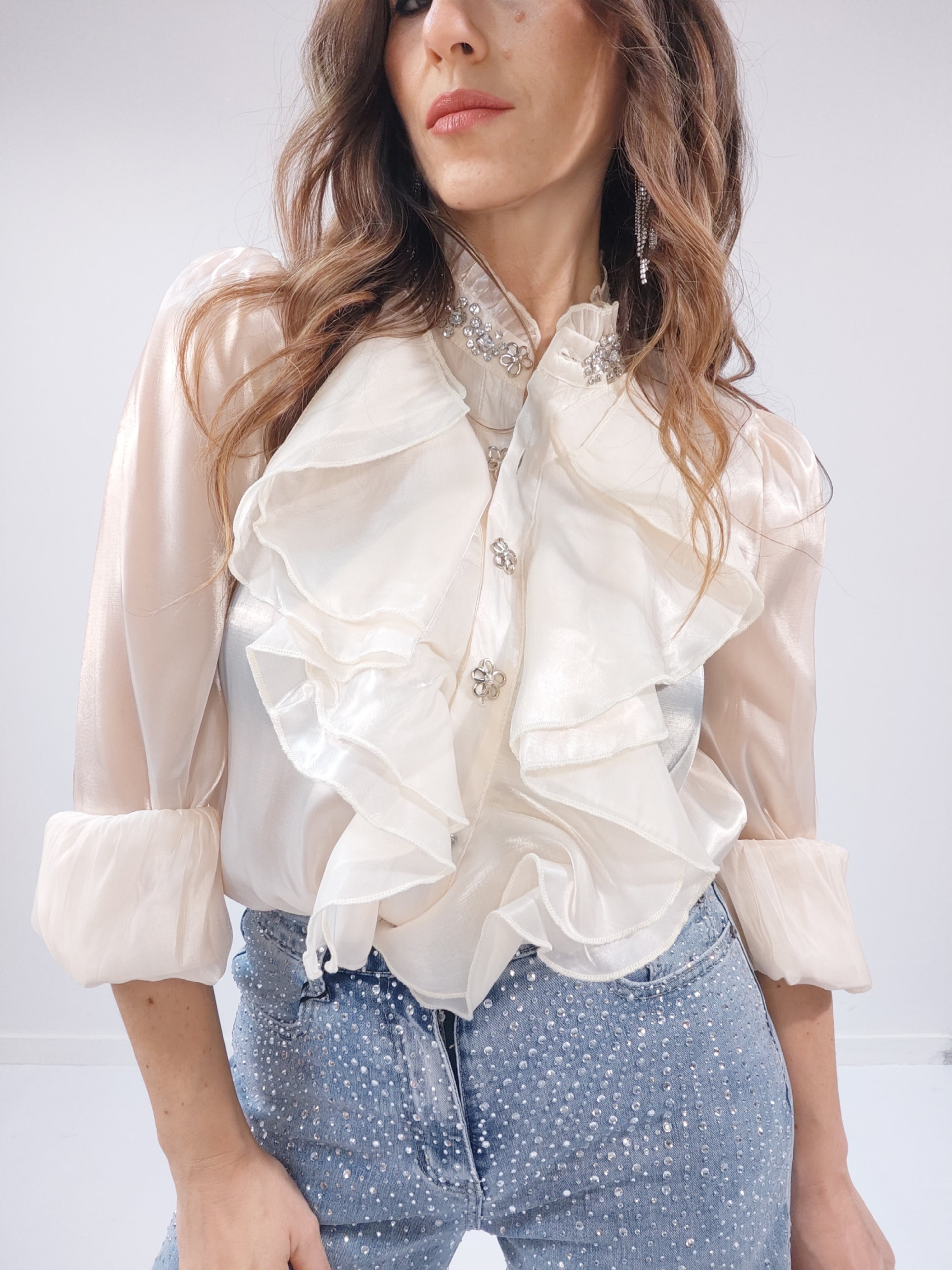 Camicia Gioiello Champagne